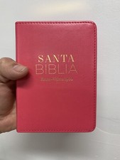 Bíblia Tamaño Bolsillo Reina Valera 1960 Fucsia Piel Imitación 8.5puntos