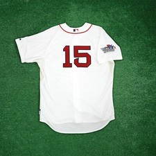Dustin Pedroia 2013 Boston Red Sox Authentic World Series Cool Base Home Jersey