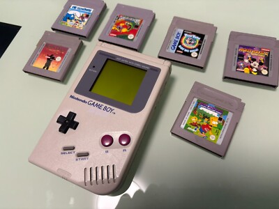 Gameboy Classic + 6 Spiele
