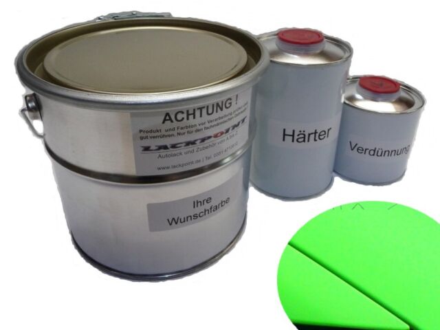 1 liter set of 2K car paint Kawa green matte tuning green trend paint new VW Opel BMW!- PN11084 1 liter set of 2K car paint Kawa green matte tuning green trend paint new VW Opel BMW!- PN11084