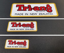 Triang Tri-ang Logo Made in New Zealand Sticker for toys 3 sizes