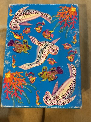 Lisa Frank Vintage Rainbow Reef Seal Pup Cardboard Box | eBay