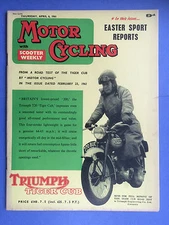 MOTOR CYCLING with Scooter Weekly - April 6, 1961 - A.M.C. 1961 Racers