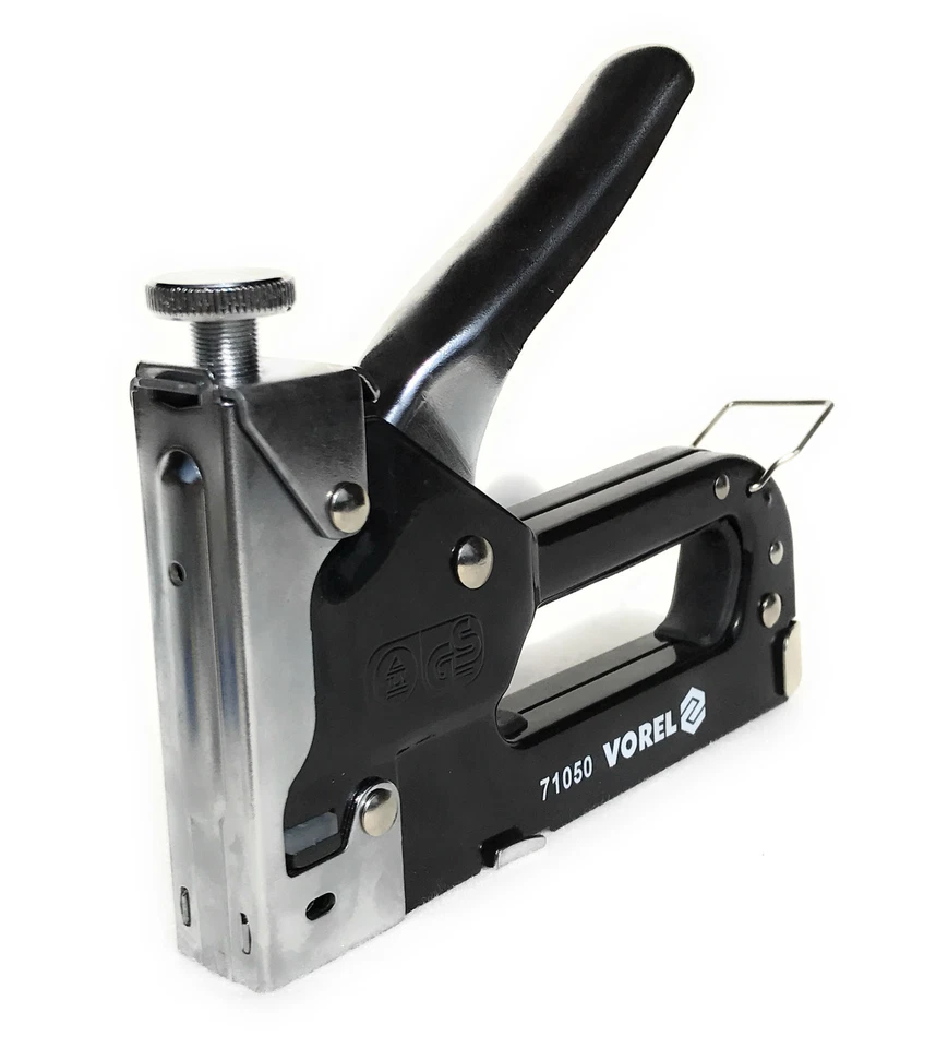 Tacker VOREL Handtacker Set Hefter + 6000 Klammern Nägel Nagler Klammergerät - Bild 4 von 4