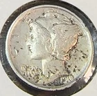 1918-S Mercury Dime Nice Original AU CHRC