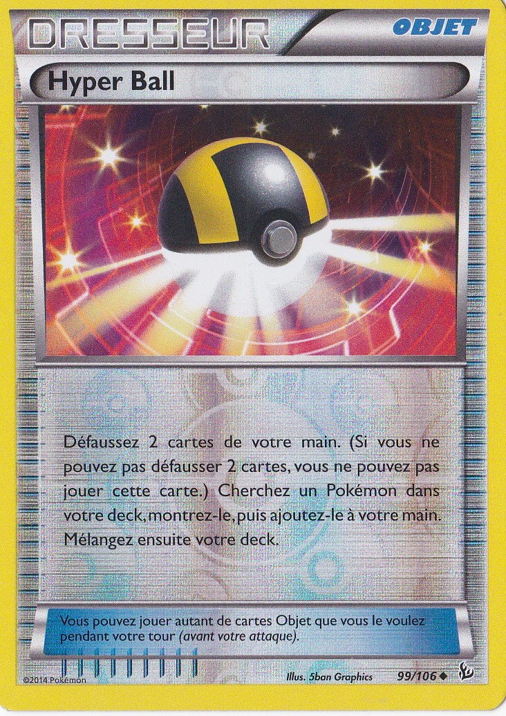 Hyper Ball Reverse -XY : Etincelles - 99/106 - Carte Pokemon Française