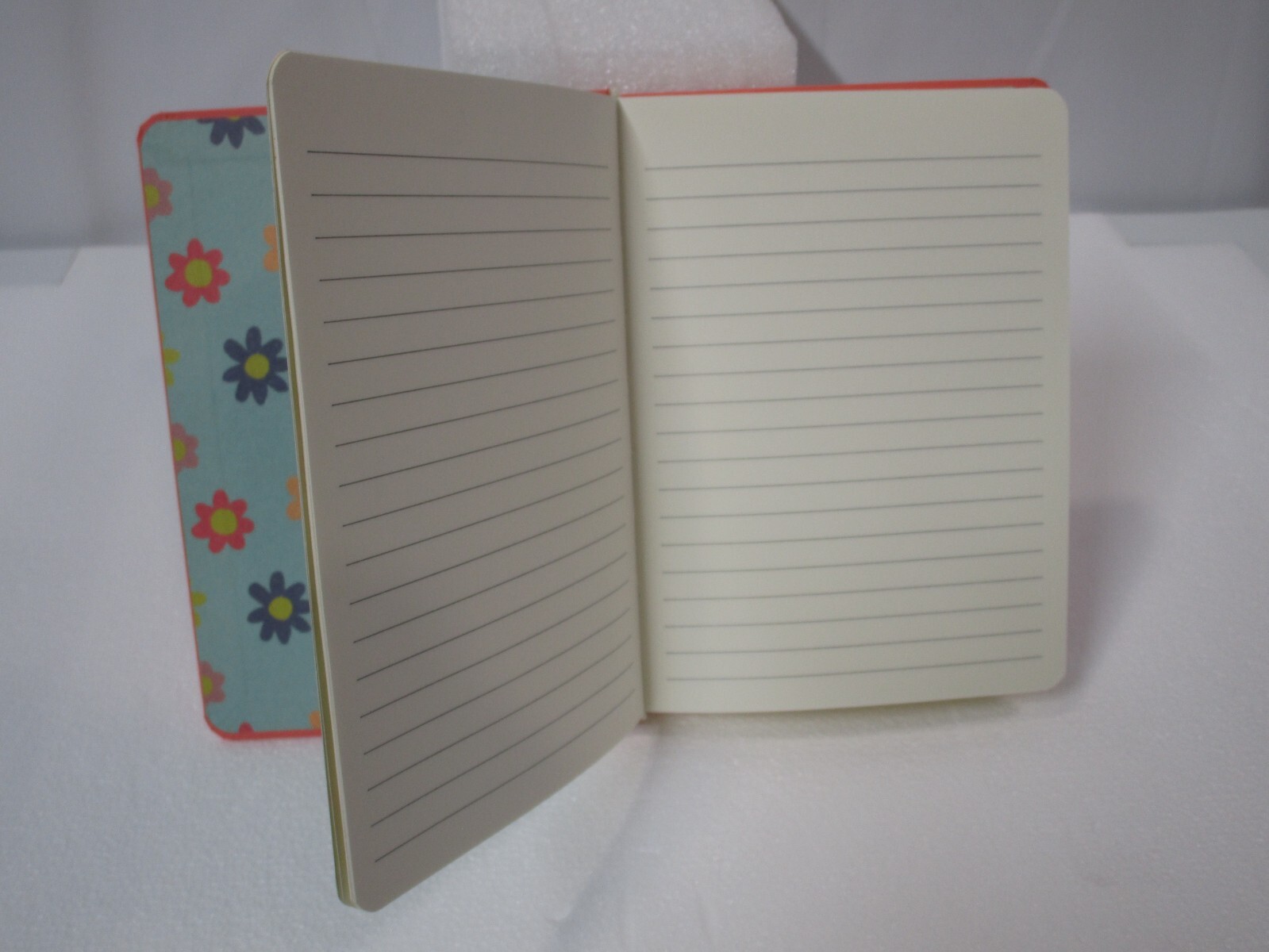 New Up & Up Journal with Pencil Pen Pouch Coral & Mint 5" x 7" 96 Page Notebook