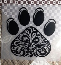 Paw Print Decal, Choose Size, Choose Color, Car, Home,Crafting