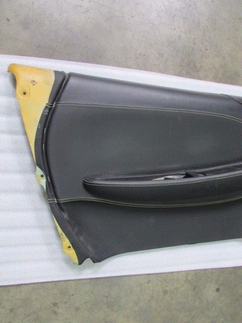 Ferrari 360 LH, Left Door Panel, Black With Yellow Stitching, P/N 65007600, Used