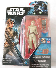 STAR WARS The Force Awakens Rey Jakku ACTION FIGURE  BRAND NEW 3.75