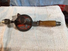 Vintage Jacobs Chuck Model 4191 Hand Drill Egg Beater Tool Hand Crank Drill Bits