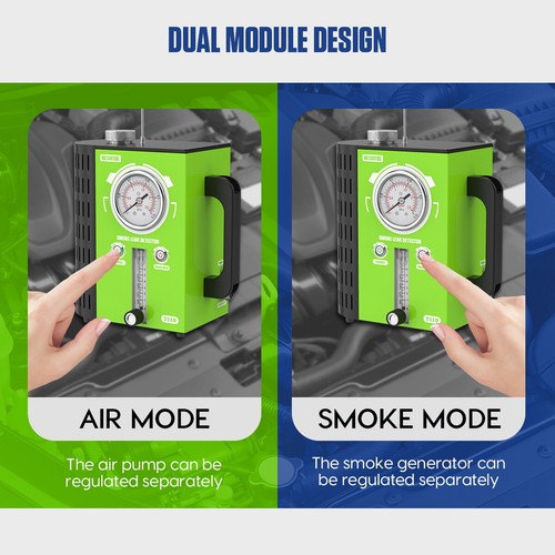 Auto EVAP Smoke Machine Smoke Leak Detector Vacuum Diagnostic Air and Smoke Mode - Picture 6 of 20