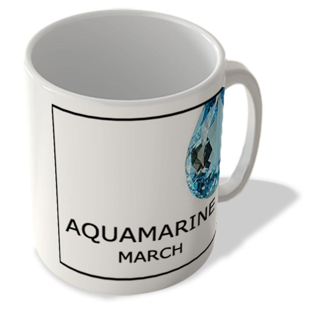 Aquamarine - March Birthstone Mug
