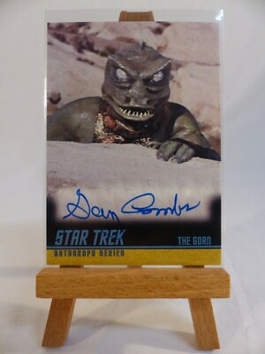 Star Trek TOS 40th anniversary 2009 autograph card A228 Gary Combs as The Gorn