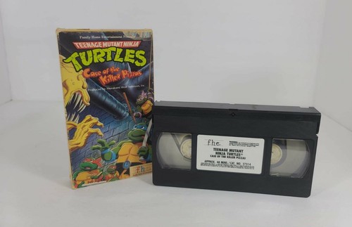 Teenage Mutant Ninja Turtles Case of the Killer Pizzas VHS Cartoon 1989 E1 - Picture 3 of 3