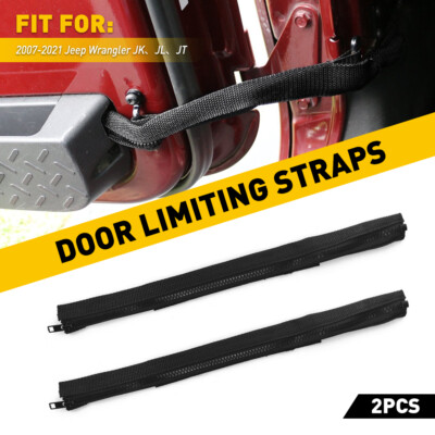 Door Limiting Check Strap Wire Protecting Harness for Jeep Wrangler JK JKU JL JT
