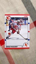 1990 Score #71 Sergei Makarov rookie card, Russia / Calgary Flames HOF. rookie card picture