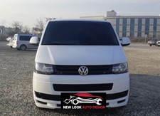 VW T5 TRANSPORTER SPORTLINE ABS FRONT LOWER BUMPER SPLITTER 2004-2014