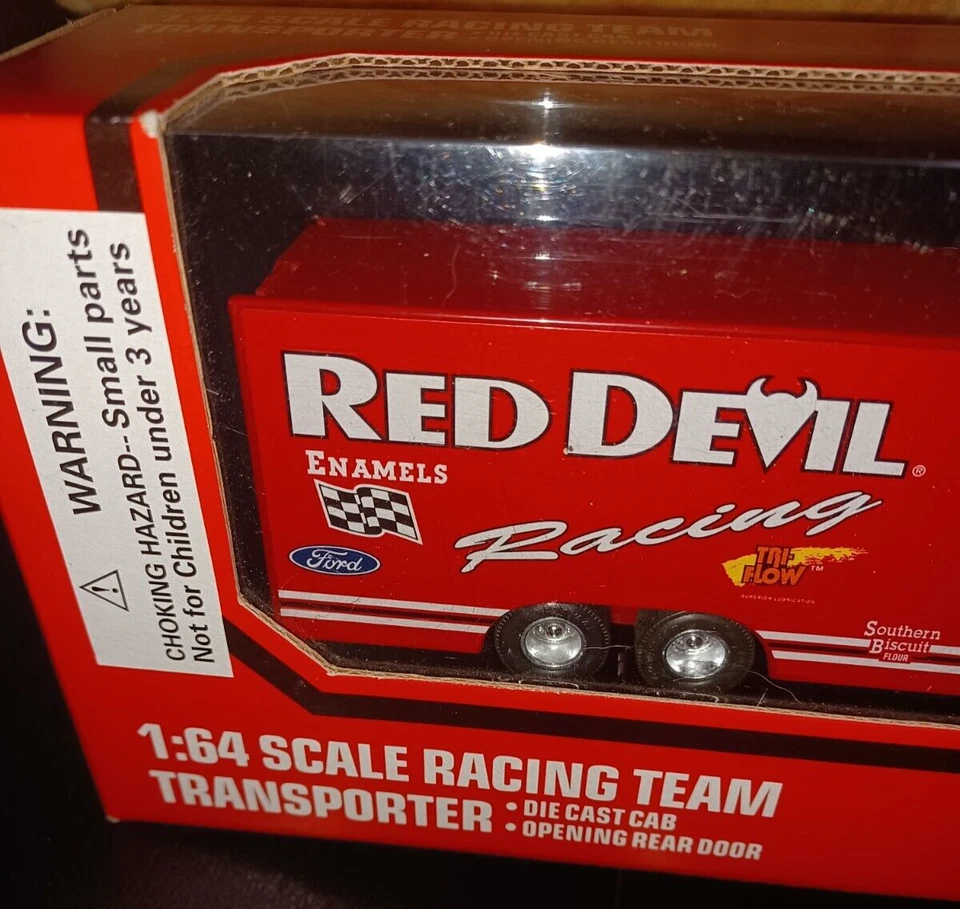 Champions 1995 Racing Team Transporter 6 Tommy Houston Red Devil Racing código postal leer Foto 2 de 4