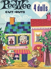 VNTG 60s PEE WEE PAPER DOLL LASR Print~Org Size UNCT NO.1 TOP SLR RARE BEST