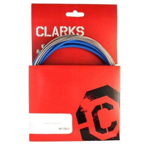 Clarks Universal Gear Kit Cable Stainless Steel Front And Rear Blue Brake Cab... - Picture 1 of 1