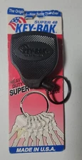 NEW~KEY-BAK SUPER 48  Locking self Retracting Keychain, 48"-Made in USA