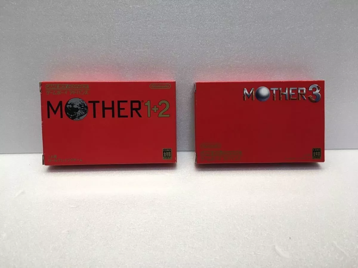 Nintendo Gameboy Advance Mother 1+2 and Mother 3 Set GBA Japan w