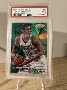 2014 Prizm Giannis Antetokounmpo Green PSA 9 - Year 2