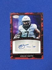 2022 SAGE Artistry Red Autograph Abram Smith #A-AS RC Auto BB
