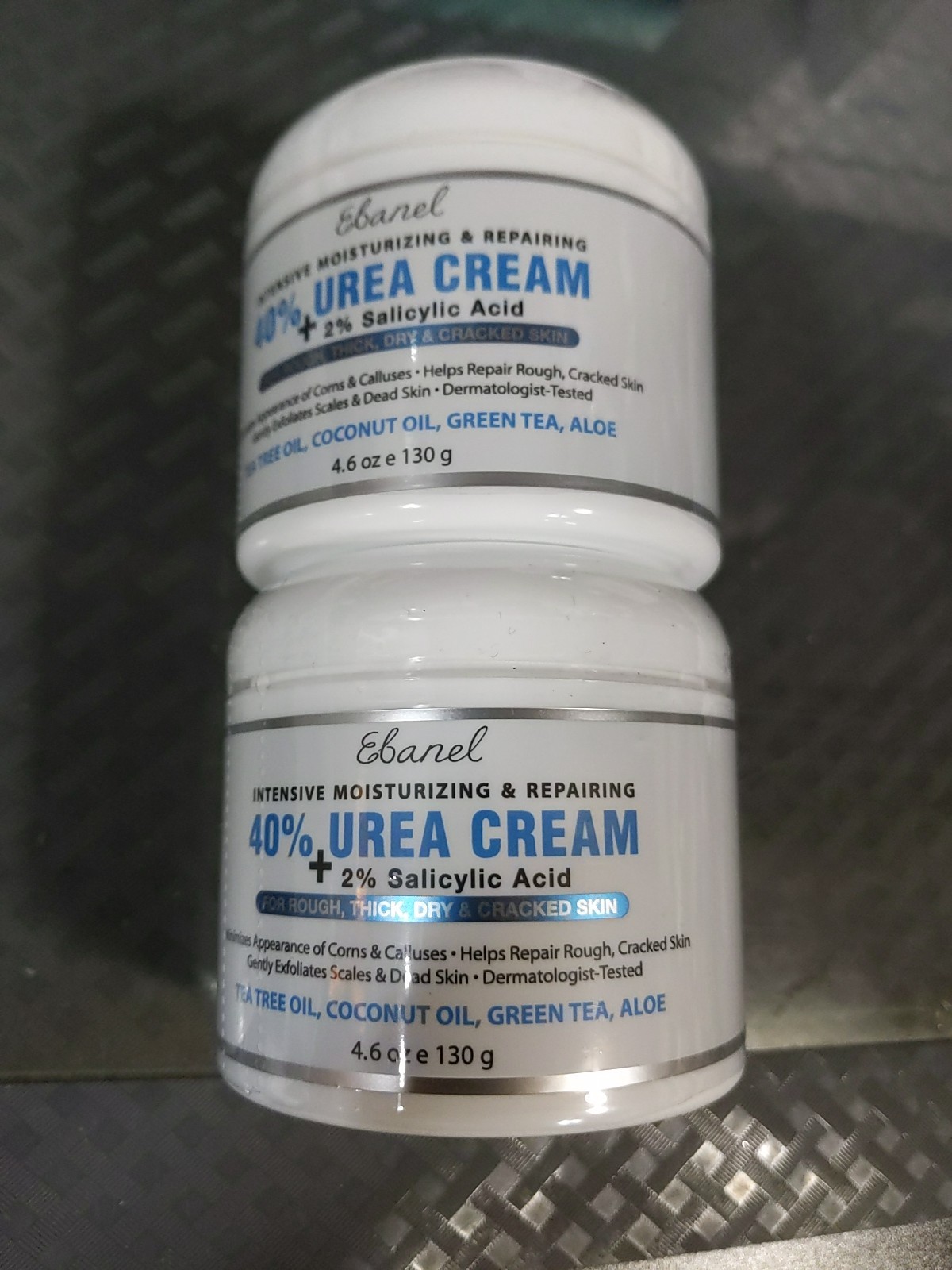 2 Ebanel Urea Cream 40% + Salicylic Acid 2% for Dry Cracked Skin Exp 07/26 #S13