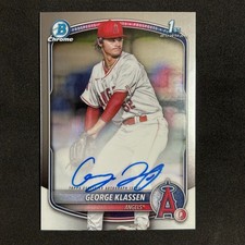 2025 Bowman Chrome Prospect Autographs George Klassen #CPA-GK Auto #2