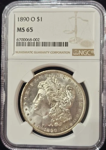 1890-O Morgan Dollar MS-65 NGC COLLECTION VIDEO