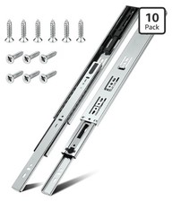 10 Pairs 22 Inch Heavy Duty Soft Close Drawer Slides Full Extension 200 LB Cap