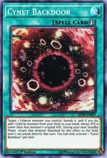 Yu-Gi-Oh TCG MYFI-DE057 SR Cynet Backdoor Mystic Fighters
