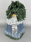 Handmade ♑️ Knitted Hat Capricorn Patch Skiing Snowboarding Blue Green Winter — photo 2