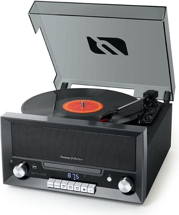 Audio & Hi-Fi Muse: Mt-110 Ds Turntable + Cd/Cd-R/Cd-Rw Player (Bluetooth Functi
