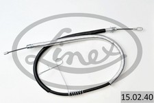 LINEX Bremsseil Seilzug Feststellbremse 15.02.40 für FORD TRANSIT CUSTOM V362 FY