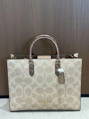 New Coach CY677 Maggie Tote Shoulder Bag Crossbody underarm bag !