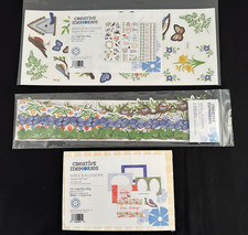 Creative Memories BIRDS  BLOSSOMS STICKERS 3/pk , Variety MAT PACK , BORDERS
