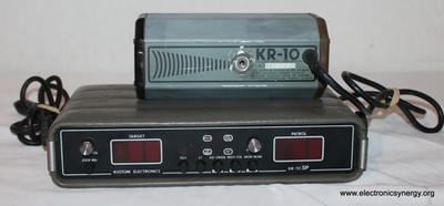 Kustom KR-10 Speed Indicator Unit Radar Detector (Vintage Collectible)
