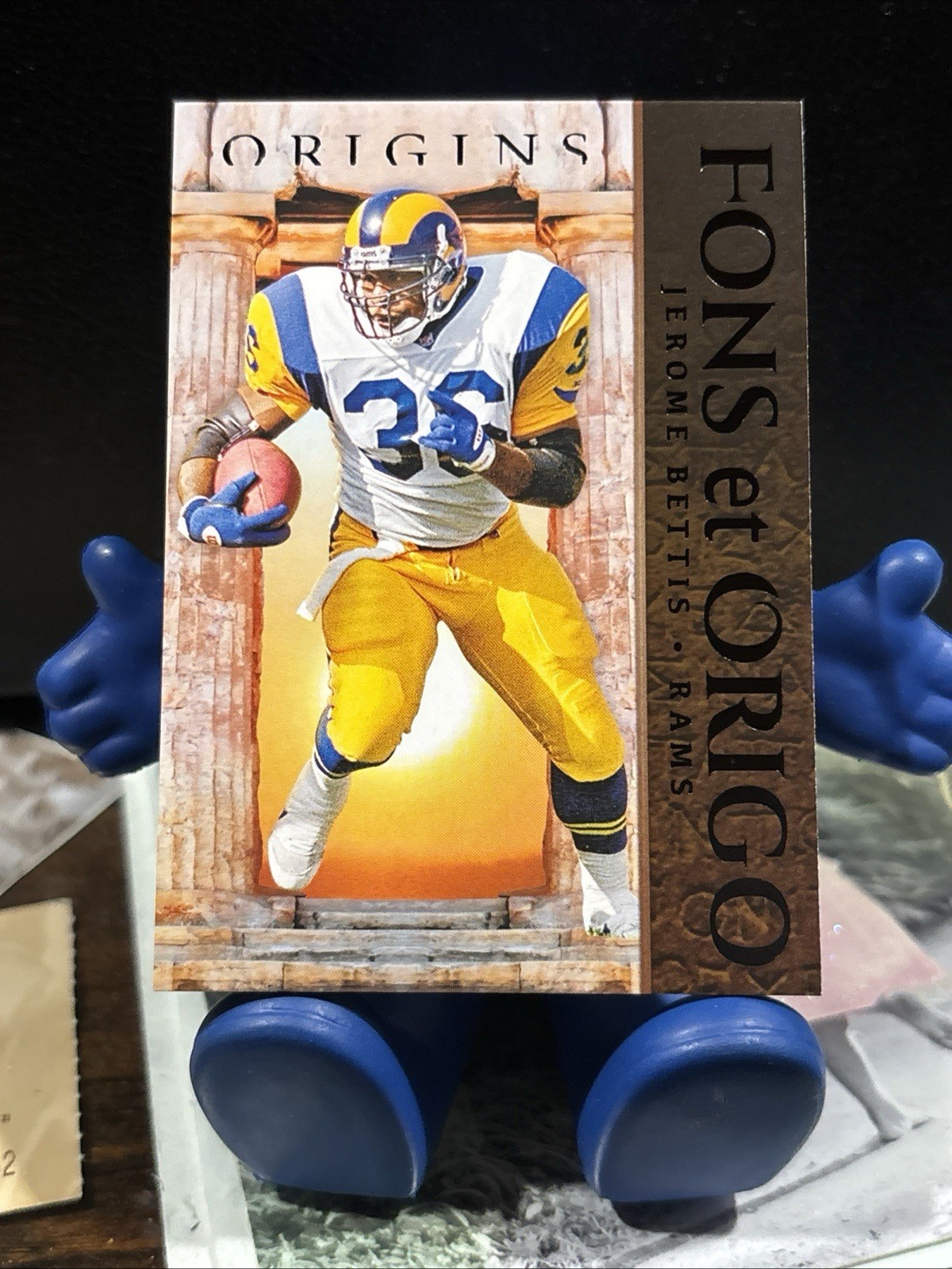 2025 Origins Football Jerome Bettis Rams #10 Case Hit Fons Et Origo