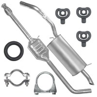 Auspuffanlage SchalldäMpferset Auspuff FüR Renault Megane Scenic 95-02 1.6