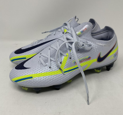 Nike Phantom GT2 Elite DF SG-Pro Anti Clog Soccer Cleat Shoes Mens Size 5 Gray