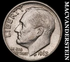 1963-D Roosevelt Dime- Silver- Scarce Better Date No Reserve #J5787