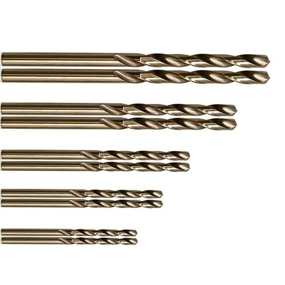 #ad 10PCS HSS M35 Cobalt Drill Bit Parts Set 1mm 1.5mm 2mm 2.5mm 3mm Drilling Bits AU $15.39