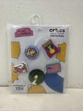 Crocs Jibbitz The Simpsons Meme Shoe Charms 5 Pack Set Homer Mr Burns Milhouse