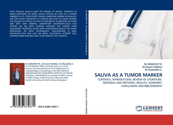 Sanjaya P. R. (U. A.) | Saliva As A Tumor Marker | Taschenbuch | Englisch (2010)-image