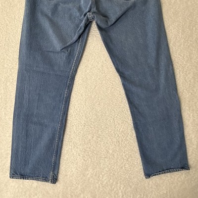 Levis 501 0115 Button Fly Denim Jeans Made in USA Vintage 80s Mens