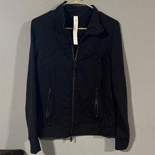 lululemon Define Black Size 6 Slim Full-Zip Jacket w/ Zipped Pockets