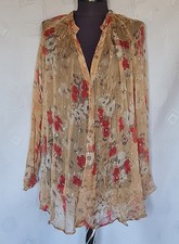 BLOUSE AUTHENTIC NOA NOA  FLORAL ART  BEIGE P...